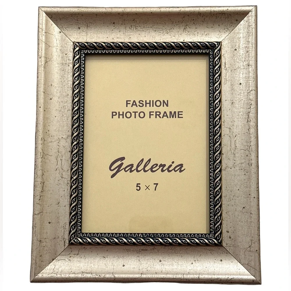 Vintage Style Galleria Tone Ornate Picture Frame 5x7 Classic Home Decor